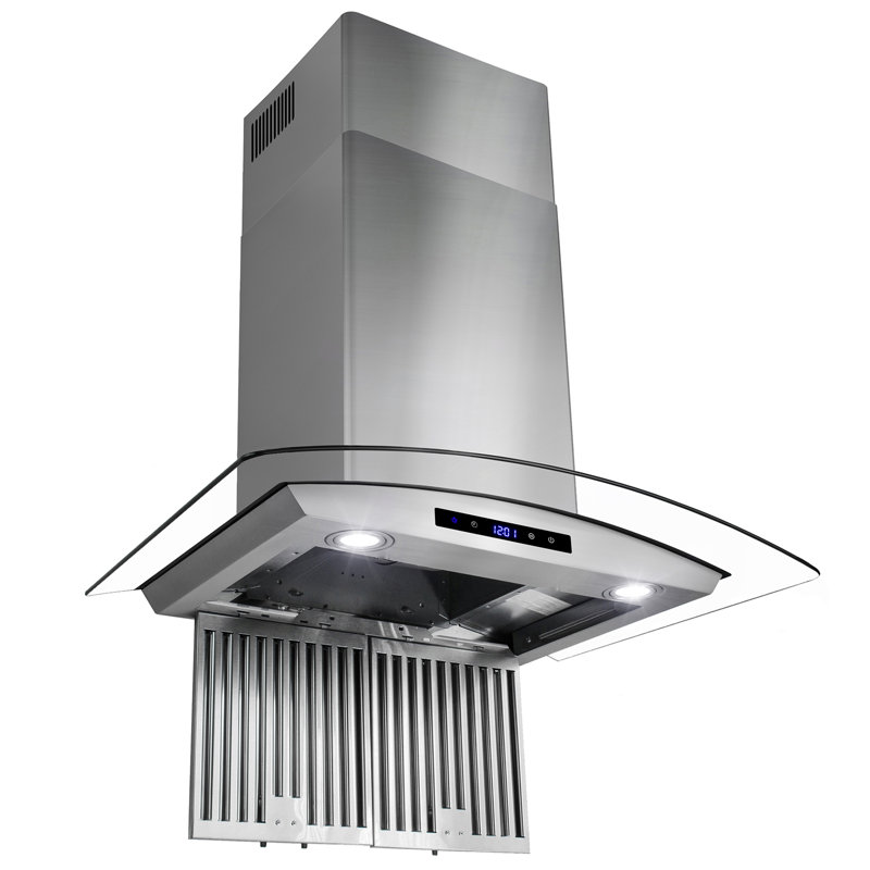 AKDY 30" 343 CFM Convertible Wall Mount Range Hood & Reviews Wayfair